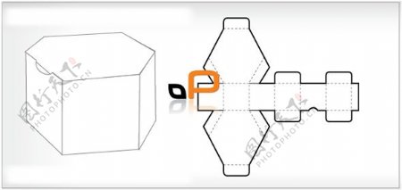 包装盒设计刀模稿8图片