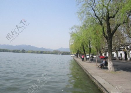 杭州西湖景色真美图片