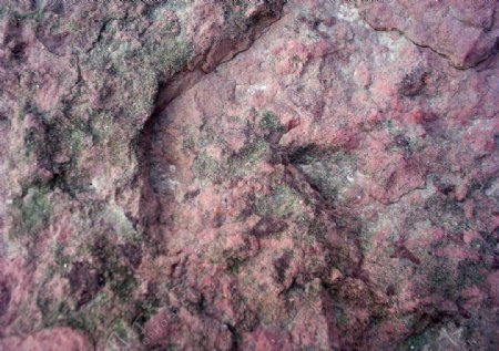 红色岩石纹理图片