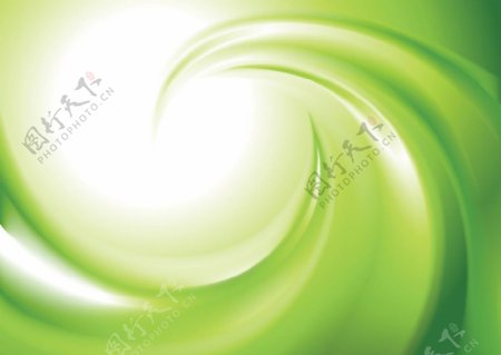 绿色动感螺旋背景图片