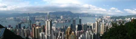香港维多利亚港日景图片