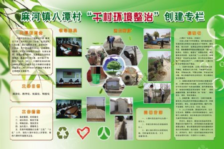 千村环境整治宣传栏图片