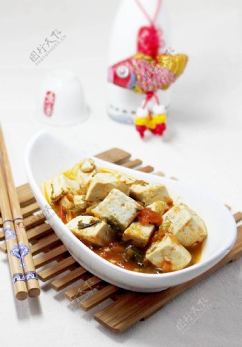 雪菜豆腐图片