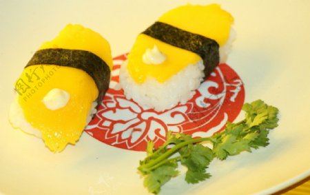 芒果寿司图片