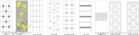 移门艺术矢量大全图片