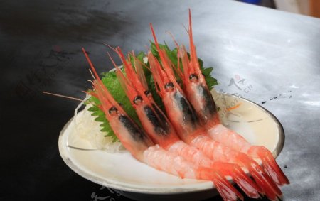 日本刺身拼盘美食素材图片