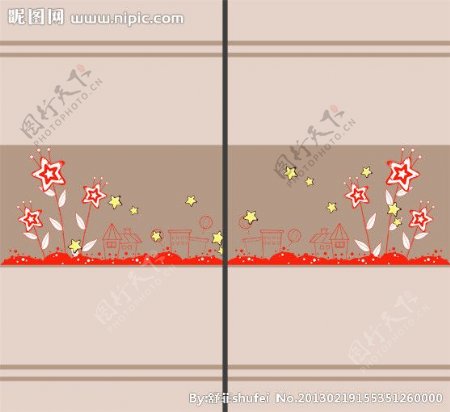 简约移门图案图片