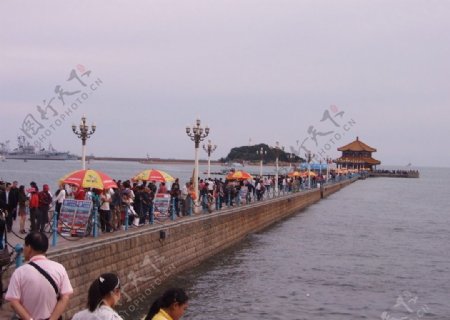 青岛栈桥图片