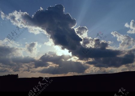 天空彩云生态环境图片
