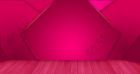 淘宝红色绚丽舞台背景图片