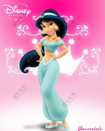 迪士尼阿拉丁公主茉莉Jasmine2010年版图片