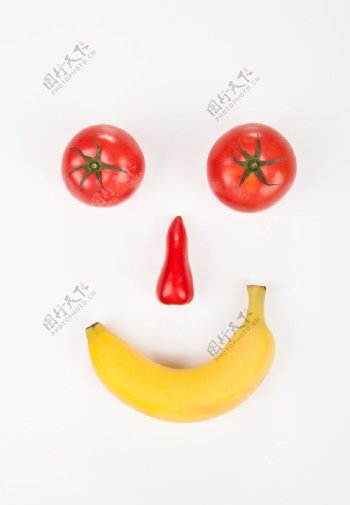 蔬菜笑脸图片