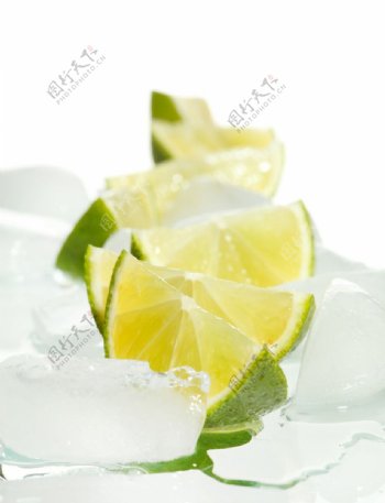 冰冻柠檬图片