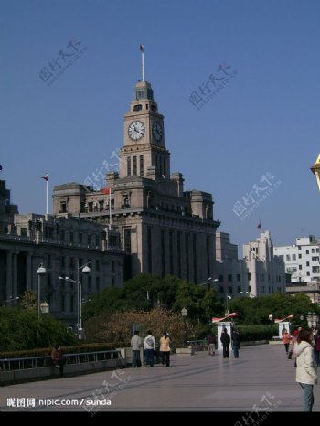上海外滩钟楼图片
