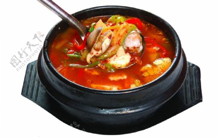 石锅汤图片