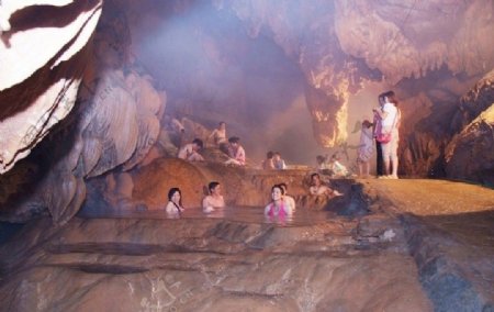阳朔金水岩岩洞温泉图片