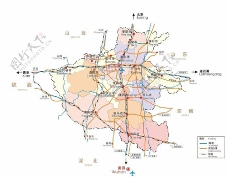 河南交通线路图图片