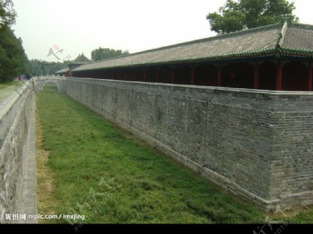 天坛斋宫围墙图片