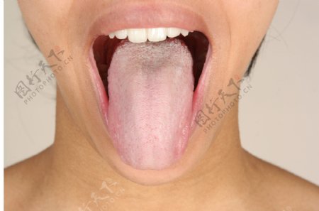 长舌头图片