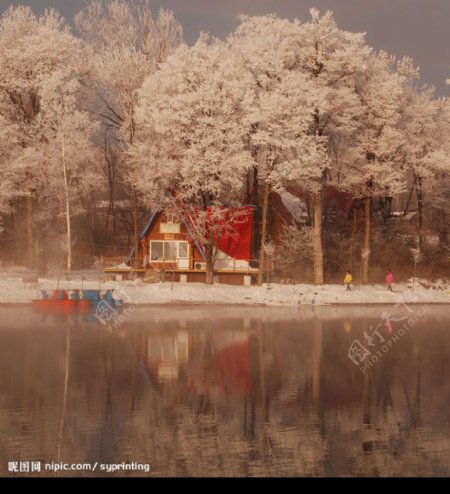 鸭绿江雾凇图片
