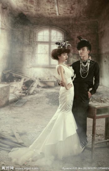 韩版婚纱样片图片