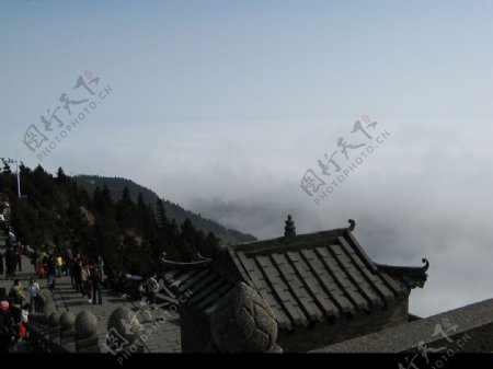 衡山最高峰图片