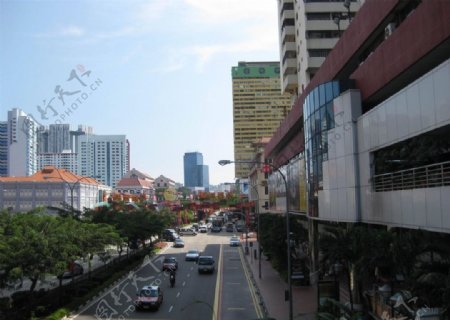 新加坡街景图片