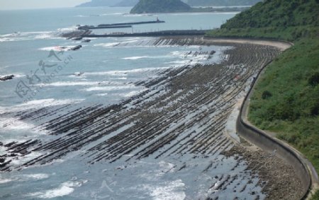 日本宮崎海岸地形图片