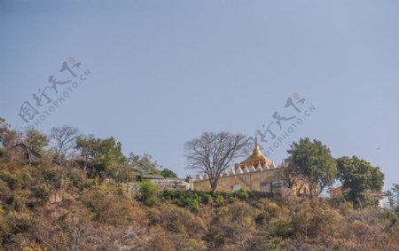 山顶寺院图片