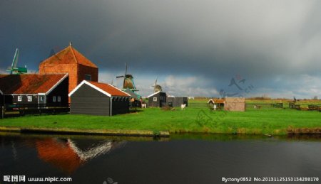 荷兰小镇图片