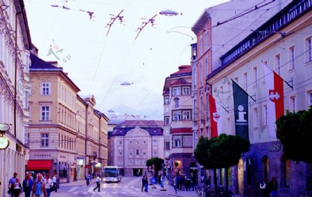 瑞士街景图片