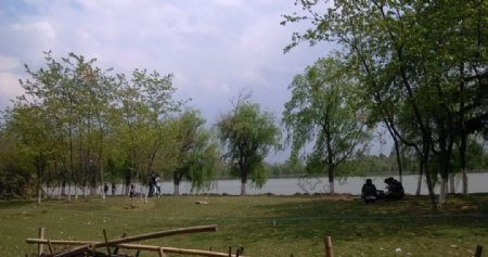 湖边图片
