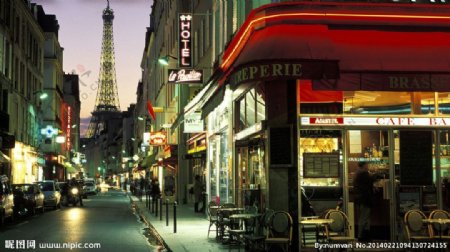 高清巴黎街景图片