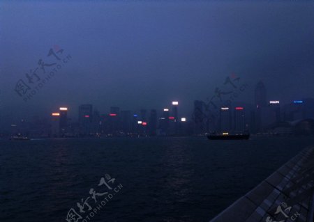 香港深夜图片