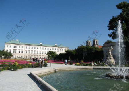 奥地利喷泉广场图片