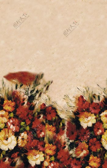 花卉印花图案图片