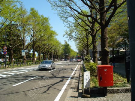 横滨整洁干净街道图片
