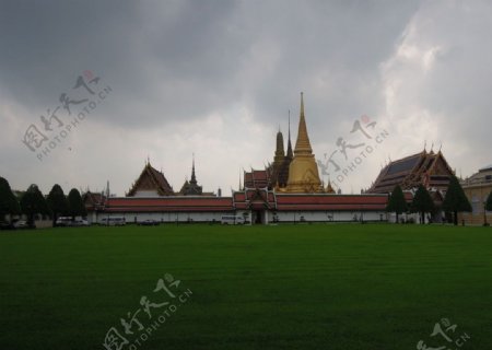 金碧辉煌的泰国皇宫图片