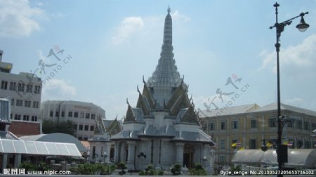 泰国风景泰国寺庙金顶图片