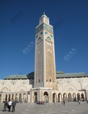 摩洛哥哈桑二世清真寺图片