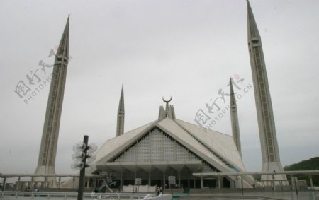 巴基斯坦伊斯兰堡费萨尔清真寺图片