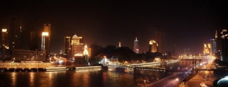 春节的天津夜景图片