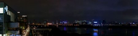 东京台场美丽的夜景图片