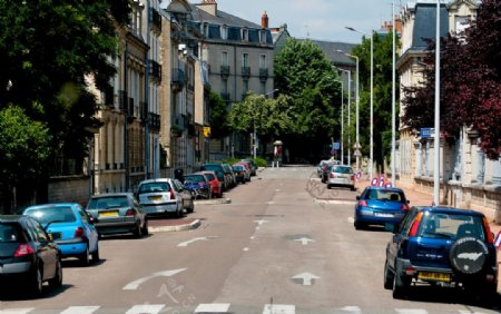 法國第戎市區街景图片