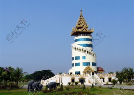 缅甸丹林民俗文化村图片