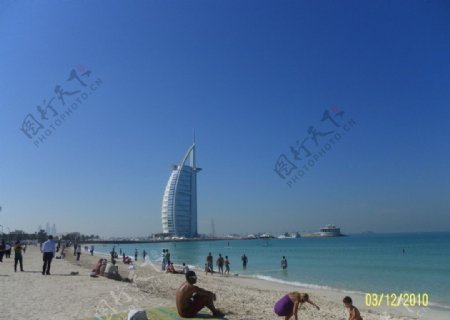 迪拜海滨图片