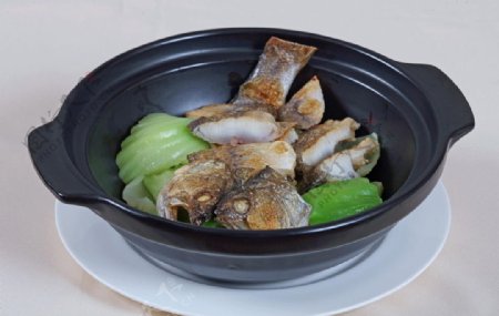 水咸鱼煮大芥菜图片