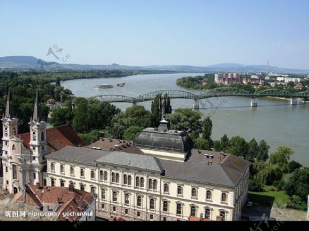 匈牙利斯洛伐克边境的多瑙河图片