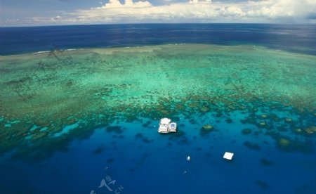 凯恩斯大堡礁上空图片