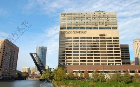 芝加哥芝加哥太阳时报大楼图片